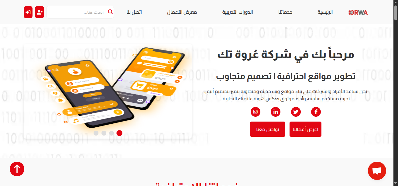 Orwa Tech Website